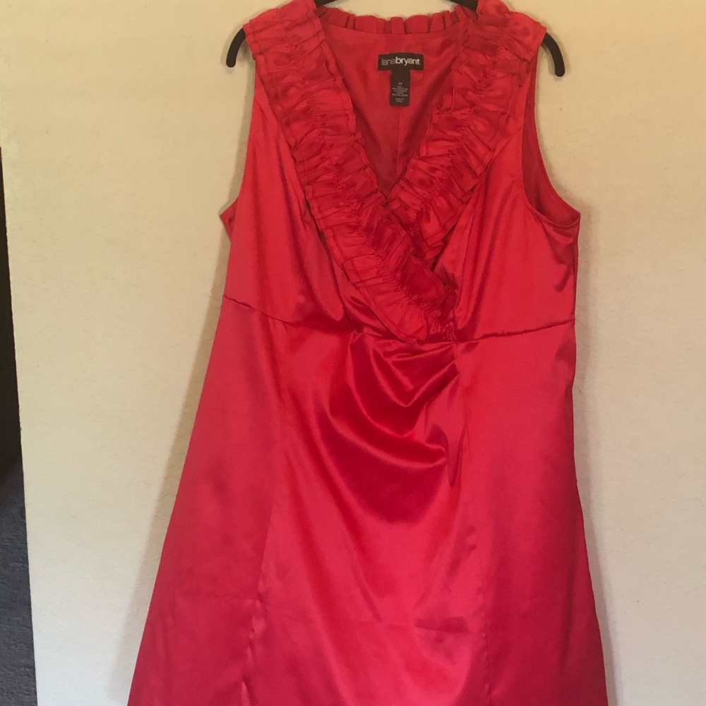 Red Lane Bryant dress